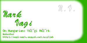 mark vagi business card